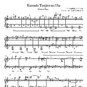 Demon Slayer: Kamado Tanjiro no Uta 鬼灭之刃 EP19 炭治郎之歌 椎名豪 _歌谱投稿_词曲:Go Shiina Go Shiina