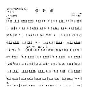 紫竹调_歌谱投稿