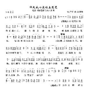 弹起我心爱的土琵琶_歌谱投稿_词曲:芦芒 吕其明