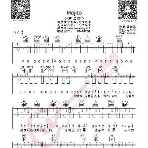 周杰伦 Mojito 吉他谱_歌曲简谱