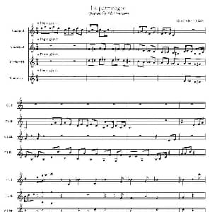 小黑人 黑管四重奏 德彪西