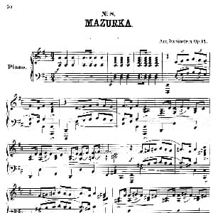 舞会 Le Bal Op.14 钢琴谱 安东 鲁宾斯坦