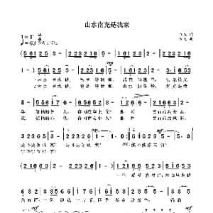 山水南充是我家_歌曲简谱_词曲:袁龙 袁龙