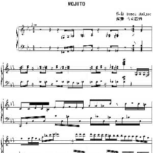 Mojito 钢琴谱 Tonci Huljic