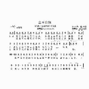 电视剧 金玉良缘 片尾曲_歌曲简谱_词曲:桐华 林海