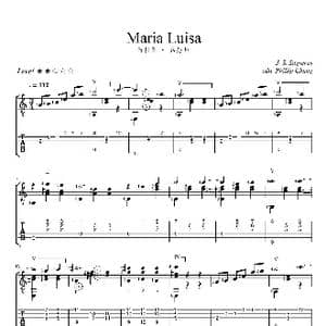 玛利亚.路易莎_歌曲简谱_词曲: 萨格拉斯