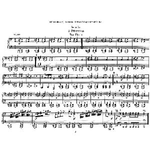 12首为孩子们而作的四手联弹曲 Op.85 钢琴谱 罗伯特 舒曼