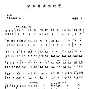 敲锣打鼓把歌唱 笛 笙伴奏 胡结续