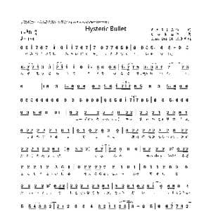 Hysteric Bullet_歌曲简谱_词曲:MARiA toku