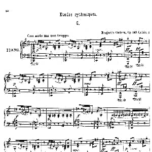 Etudes Rythmiques Op.149 钢琴谱 本杰明 路易斯保罗 戈达尔