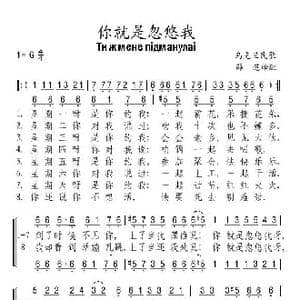 你就是忽悠我_歌谱投稿