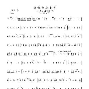 傣族舞小卜少_歌曲简谱
