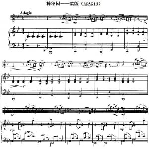 小提琴谱 | 神秘园 柔版 ADAGIO