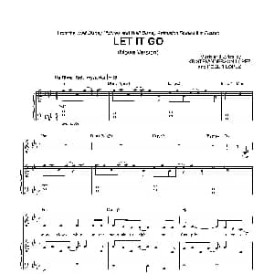 Let It Go 小提琴 钢琴伴奏 Lyrics