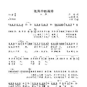晚风中的妈妈_歌曲简谱_词曲:李劲 王路明