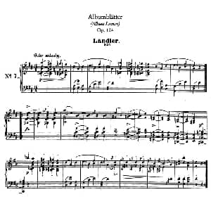 Albumblätter Op.124 钢琴谱 罗伯特 舒曼