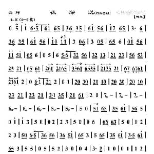 夜深沉 祢衡击鼓 版 京胡
