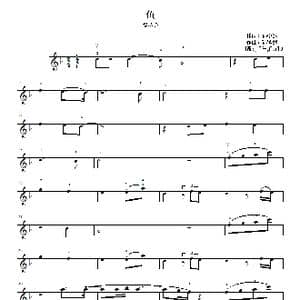 鱼_歌曲简谱_词曲:孙卓然 孙嫣然