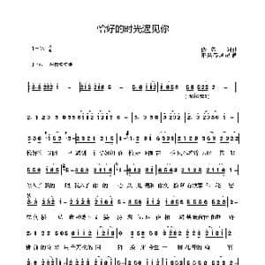 恰好的时光遇见你_歌曲简谱