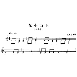 在小山下 小号