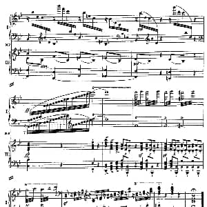 降B大调第二钢琴协奏曲 钢琴谱 约翰内斯 勃拉姆斯