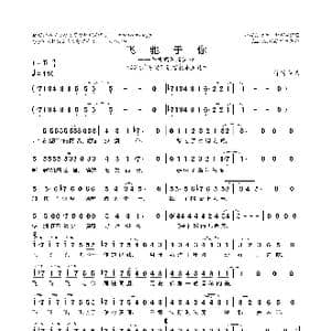 飞驰于你_歌曲简谱_词曲:许嵩 许嵩