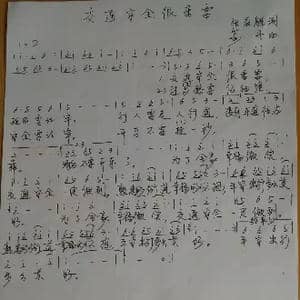 交通安全很重要_歌谱投稿_词曲:张益魁 葛丹