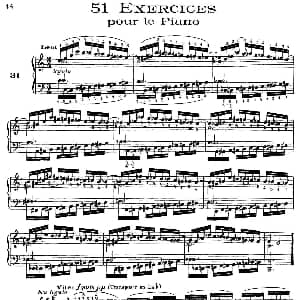 51 Exercises, WoO 6 钢琴谱 Brahms Johannes 勃拉姆斯