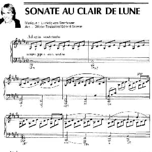 SONATE AU CLAIR DE LUNE 钢琴谱