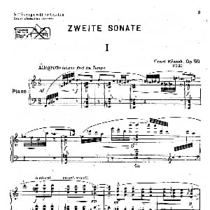克热内克 第二钢琴奏鸣曲 钢琴谱 厄恩斯特 克热内克