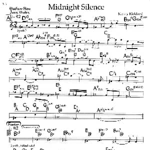 Midnidht Silense 钢琴谱