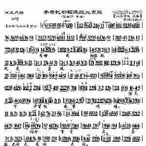 画龙点睛 李世民初临政改元贞观_歌曲简谱_词曲:暂无 恒流星制谱