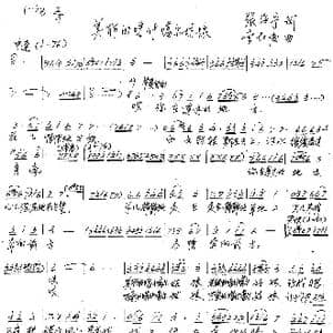 美丽的喀什噶尔姑娘_歌谱投稿_词曲:张海宁 李红俊