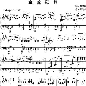 金蛇狂舞_歌曲简谱_词曲: 沈建国编曲