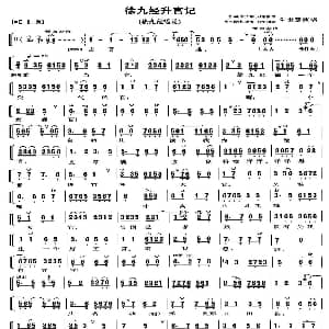 京剧谱 | 当官难 难当官 徐九经升官记 徐九经唱段 琴谱 朱世慧 郭大年 习志淦等