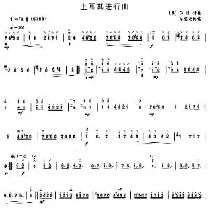 柳琴考级曲目五级 土耳其进行曲 莫扎特