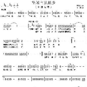 望城市从故乡_歌谱投稿_词曲:王晓岭 刘琦