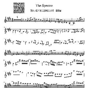 The Spectre小提琴谱 ｜Alan Walker_歌谱投稿_词曲:Alan Walker Alan Walker