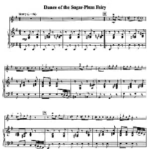 小提琴谱 | Dance of the Sugar Plum Fairy 钢琴伴奏谱