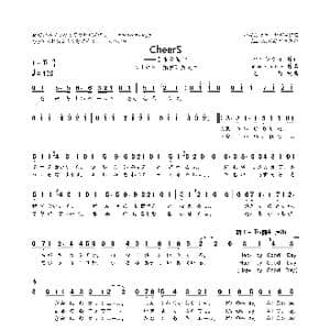 日 CheerS_歌曲简谱_词曲:ハヤシケイ megane