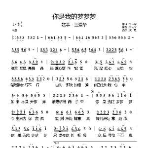 你是我的梦梦梦_歌曲简谱_词曲:刘习军 刘习军