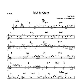 萨克斯谱 | Push To Start Bb Part