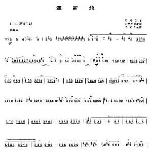 迎新娘 唢呐谱