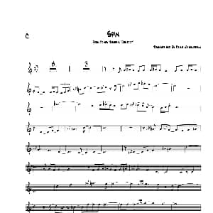 萨克斯谱 | Spin C