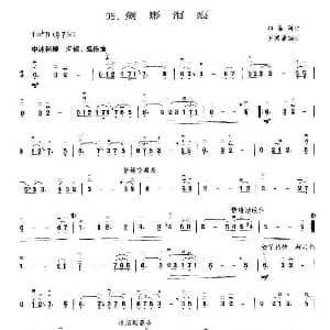 二胡谱 | 剑影泪痕 王国潼编曲 顾嘉辉