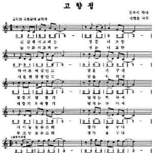 故乡情_民歌简谱_词曲:李炫春 李炫春