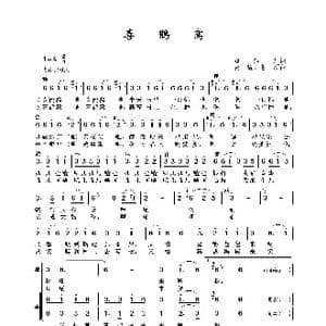 喜鹊窝_歌谱投稿_词曲:廖泽川 黄锐 鲁颂