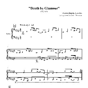 Death by Glamour 钢琴谱