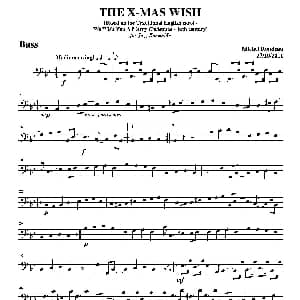 THE X MAS WISH 贝司分谱
