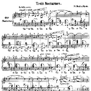 g小调夜曲Op.15 3 钢琴谱 肖邦